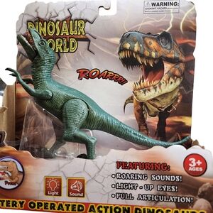 Velociraptor Dinosaur Roars and Lights up
